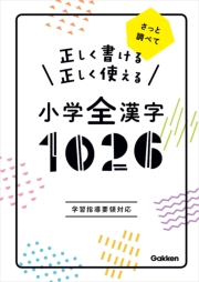 正しく書ける 正しく使える 小学全漢字1026
